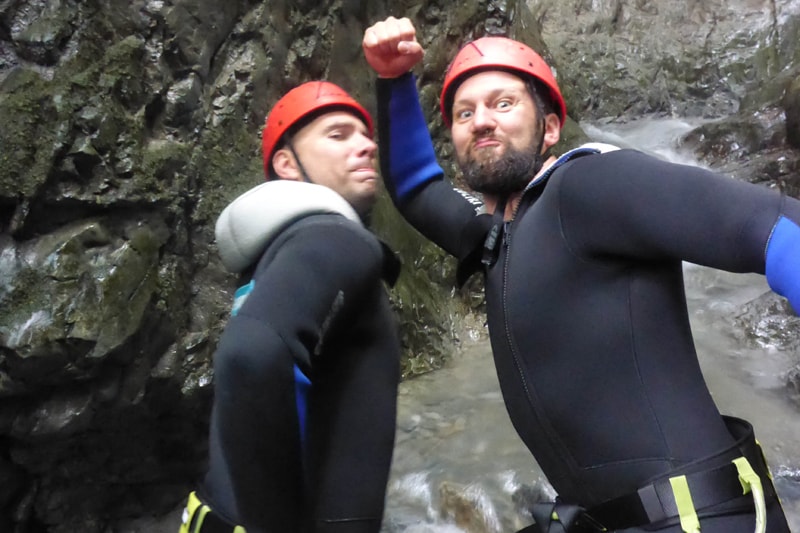 Canyoning Junggesellenabschied